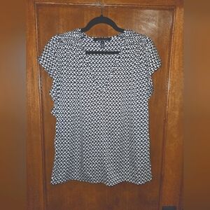 WHBM Flutter Sleeve Blouse